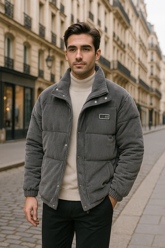 Doudoune Louis Murphy™ – Velours Côtelé Premium