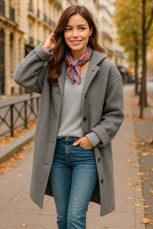 Olivia - Élégante veste en laine