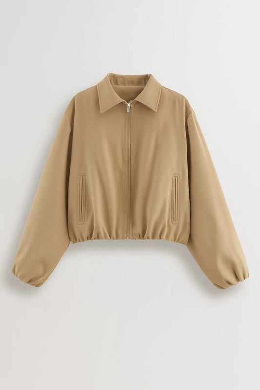 Veste courte avec fond élastiqué